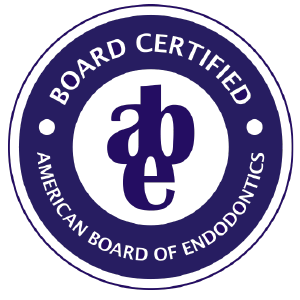 Board Certified, American Board of Endodontics logo