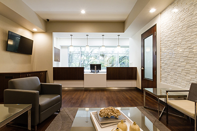 Roseville endodontic office lobby