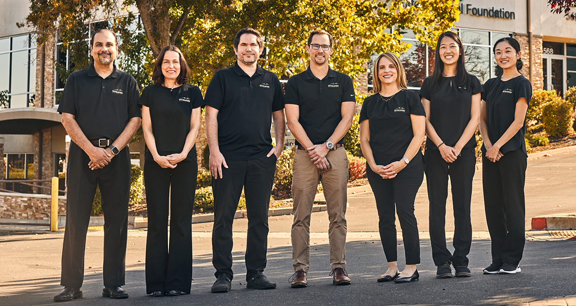 The team of root canal doctors at Endodontic Associates in Sacramento, California.